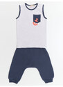 mshb&g Anchor Boy T-shirt Capri Shorts Set