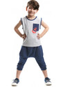 mshb&g Anchor Boy T-shirt Capri Shorts Set