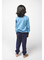 Italian Fashion Chlapecké pyžamo Remek, dlouhý rukáv, dlouhé kalhoty - modrá/námořnická modrá
