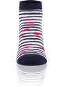 Italian Fashion Ponožky FISH - tmavě modrá/bílá/červená