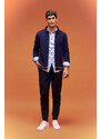 DEFACTO Standard Fit Polo Collar Cardigan