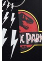 Neil Barrett Bavlněná mikina Neil Barett Jurassic Park Sweatshirt PBJS146-U520S 1495 pánská, černá barva, s potiskem
