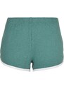 UC Ladies Dámské organické Interlock Retro Hotpants bledělistá/bílá