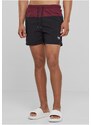 UC Men Block Swim Shorts třešňové/černé