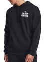 Mikina s kapucí Under Armour Pjt Rock Rival Fleece Hoodie-BLK 1380107-001