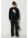 Vlněný svetr Heron Preston Heron Bird Knit Crewneck pánský, černá barva, HMHE013F23KNI0031009