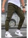 Madmext Green Slim Fit Jogger Pants 5740