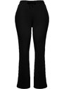 Trendyol Curve Black Thick Fleece Lined Knitted Sweatpants