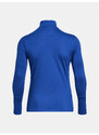 Under Armour Tričko UA Qualifier Run 1/2 Zip-BLU - Dámské