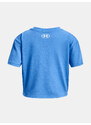 Under Armour Tričko UA CROP SPORTSTYLE LOGO SS-BLU - Holky