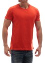 Madmext Crew Neck Basic T-Shirt Orange 3006