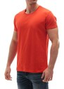 Madmext Crew Neck Basic T-Shirt Orange 3006