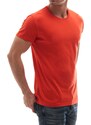 Madmext Crew Neck Basic T-Shirt Orange 3006