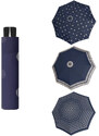 Doppler Mini Fiber TIMELESS BLUE - dámský skládací deštník bordura