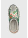 Pantofle Heron Preston Block Stepper Mule Vintage pánské, šedá barva, HMIA030F23FAB0026105