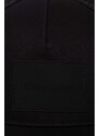 Kšiltovka Calvin Klein černá barva, s aplikací