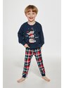 Chlapecké dlouhé pyžamo Cornette 593-966/154 Snowman 2