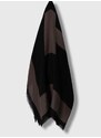 Šátek Tommy Hilfiger černá barva, vzorovaný