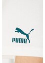 Bavlněné tričko Puma PUMA X STAPLE béžová barva, s potiskem