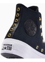 Kecky Converse Chuck Taylor All Star Lift dámské, černá barva, A05453C