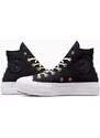 Kecky Converse Chuck Taylor All Star Lift dámské, černá barva, A05453C