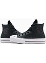 Kecky Converse Chuck Taylor All Star Lift dámské, černá barva, A05436C