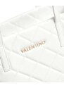 VALENTINO bags Ocarina shopper velká prošívaná kabelka bílá