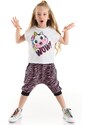 Denokids Zebracorn Girls T-shirt Capri Shorts Set