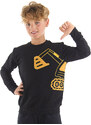 Denokids Scoop Boys Black Sweatshirt