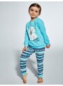 Pyjamas Cornette Kids Girl 594/166 Sweet Puppy length/r 86-128 turquoise