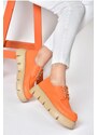 Fox Shoes P267632009 Orange Thick Soled Women's Casual Shoes