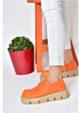 Fox Shoes P267632009 Orange Thick Soled Women's Casual Shoes