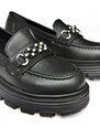 Fox Shoes Black Thick Soled Women's Casual Shoes