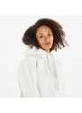 Dámská mikina Calvin Klein Jeans Oversized Logo Tape Hoodie Ivory
