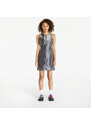 Šaty Calvin Klein Jeans Liquid Metal Zip-Through Dress Liquid Metal