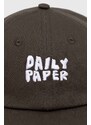 Bavlněná baseballová čepice Daily Paper Horiya šedá barva, s aplikací, 2323040