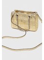 Kožená kabelka Tory Burch zlatá barva