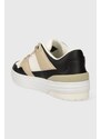 Kožené sneakers boty Tommy Hilfiger TH BASKET SNEAKER LO béžová barva, FW0FW07756