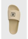 Pantofle Tommy Hilfiger TH 85 SLIDE dámské, béžová barva, FW0FW07766