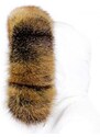 Sikora Kožešinový lem na kapuci - límec liška snowtop black ginger LG 02 (67 cm)