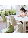 VONDOM Bílá plastová dětská jídelní židle VOXEL MINI