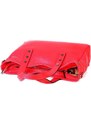 Dámské kožené kabelky červené Berina