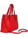 Dámské kožené kabelky červené Berina