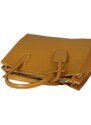Dámské kožené kabelky Vera Pelle Melina žluté