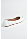 Fox Shoes White Women's Daily Flat Flats