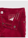 GAP Dětské sametové džíny flare Červená