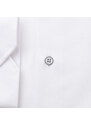 Willsoor Elegantní pánská bílá košile ve střihu slim fit 15786