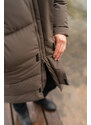 Nordblanc Khaki pánský nepromokavý zimní kabát HOOD