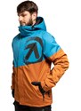 Meatfly pánská SNB & SKI bunda Bang Premium Blue/Brown | Modrá