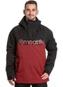 Meatfly pánská SNB & SKI bunda Slinger Premium Black/Merlot | Černá